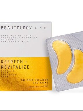 Beautology Lab 24K Gold Collagen Eye Masks NIB